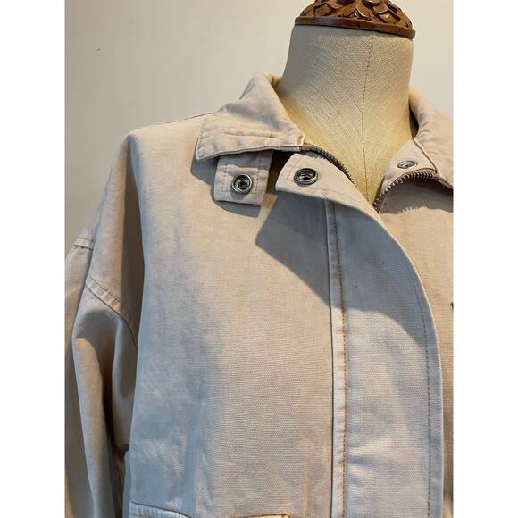 Wild Fable womens tan light canvas style jacket size XS - Picture 2 of 10